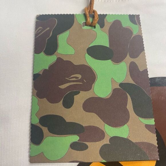 BAPE Camo Milo on Big Ape amen & Women Crewneck Top Coat Short Sleeve Tee Shirt - Picture 8 of 10